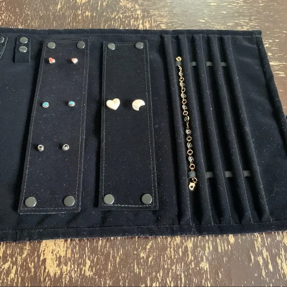 Zebra print jewelry roll - Picture 4 of 5